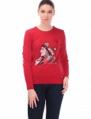 Кофта женская LadiesFashion 4024 с принтом