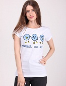 Футболка женская Poncik 426 с принтом