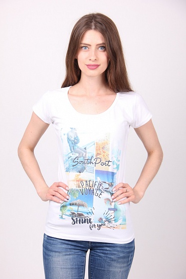 Футболка женская Poncik 422 с принтом