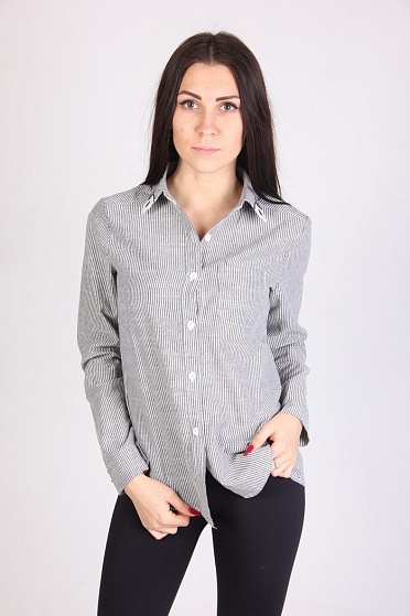 Рубашка женская LadiesFashion 597 с пуговицами