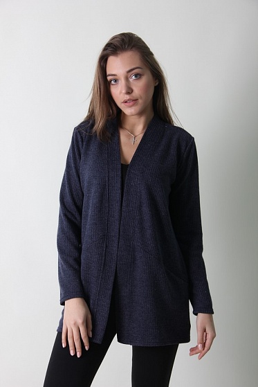 Кардиган женский MissFashion 3017 с карманами по бокам