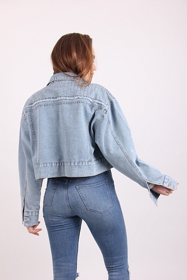 Куртка женская Mengli 8695 джинс