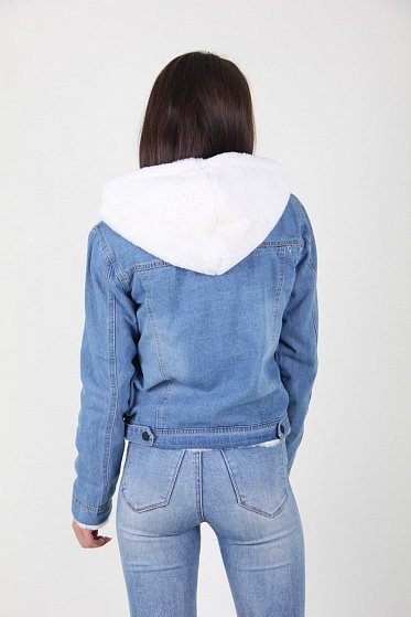 Куртка женская Q.J.D.M 1008-1 джинс