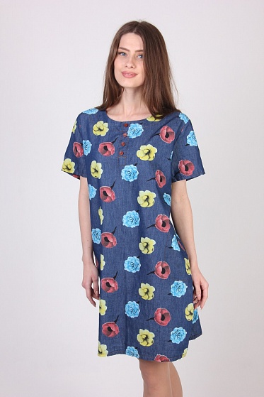 Туника женская LadiesFashion 3333 с пуговицами