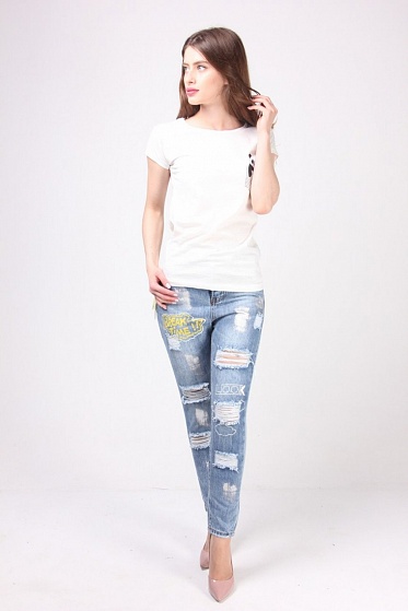 Штаны женские QiangeJeans 582 джинс