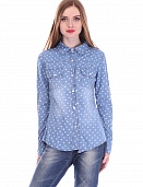 Рубашка женская LadiesFashion 1669 с пуговицами