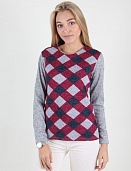 Кофта женская MissFashion 7034 с замком сзади