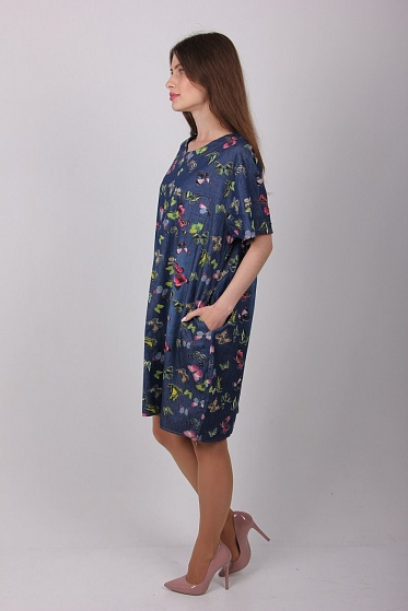 Туника женская LadiesFashion 3351 с карманами по бокам