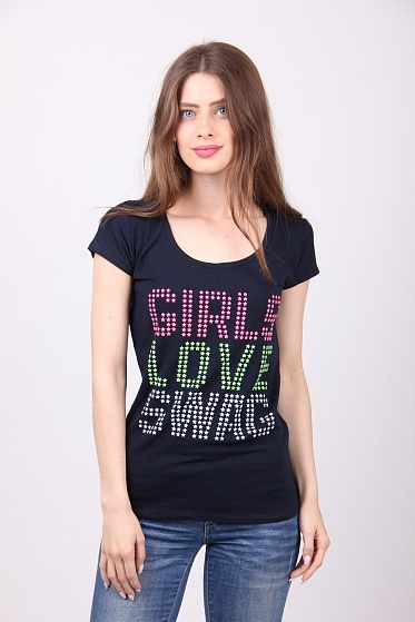 Футболка женская Poncik 425 с принтом