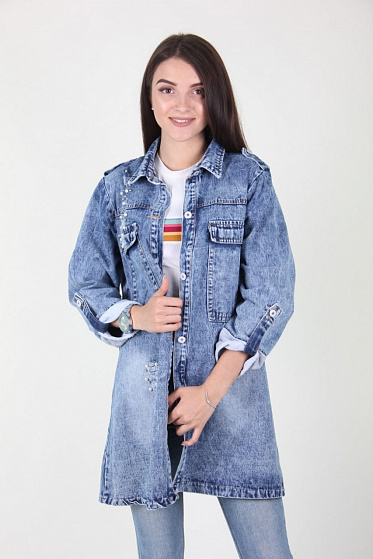 Куртка женская Yangyangfushi 988-1 джинс