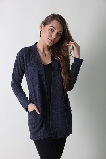 Кардиган женский MissFashion 3017 с карманами по бокам