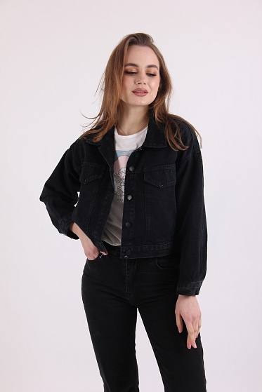 Куртка женская Best Style 8903 джинс