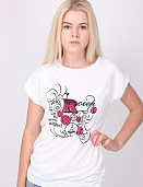 Футболка женская LadiesFashion 1007 с принтом