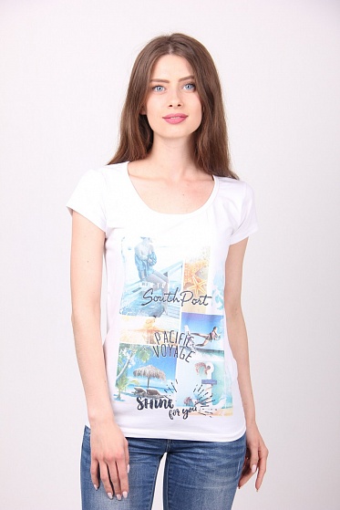 Футболка женская Poncik 422 с принтом