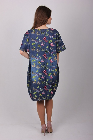 Туника женская LadiesFashion 3351 с карманами по бокам