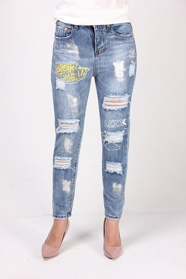 Штаны женские QiangeJeans 582 джинс