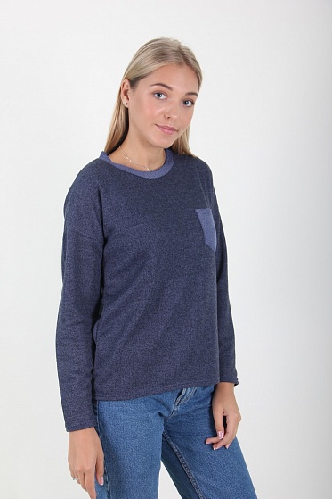 Кофта женская MissFashion 3047 с карманом на груди