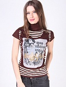 Гольф женский E-APPEAL 9565 с принтом