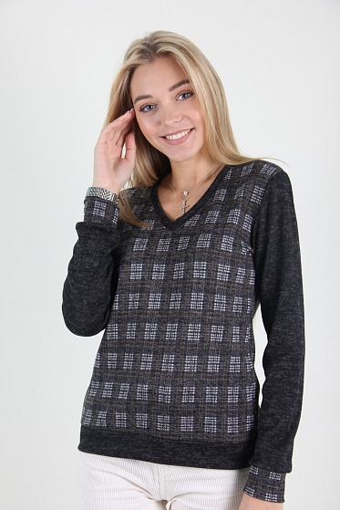 Кофта женская MissFashion 7032 с замком сзади