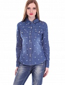 Рубашка женская LadiesFashion 1661 с пуговицами