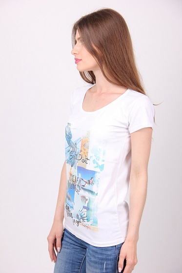 Футболка женская Poncik 422 с принтом