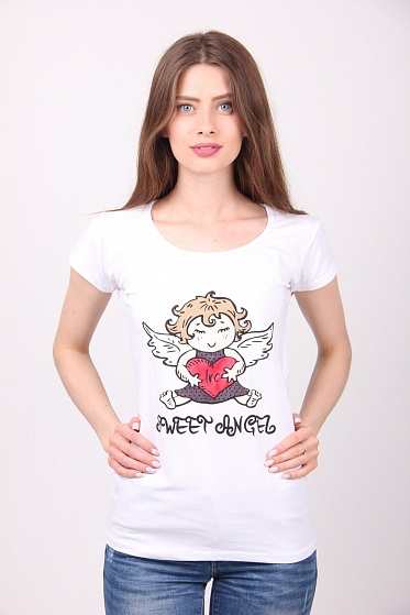 Футболка женская Poncik 418 с принтом