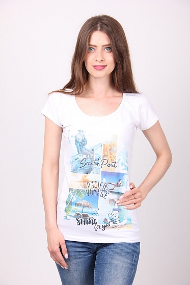 Футболка женская Poncik 422 с принтом